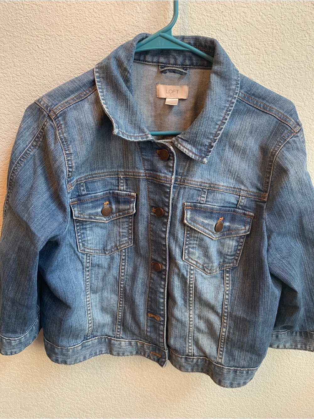 LOFT Light Blue Kids Denim Jacket